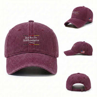 Just Here For Schitzengiggles Funny Oktoberfest Washed Cotton Baseball Cap German Beer Festival Humor