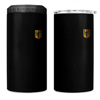 Deutschland German Pride Bundesadler Coat of Arms Crest 4 in 1 Can Cooler Tumbler