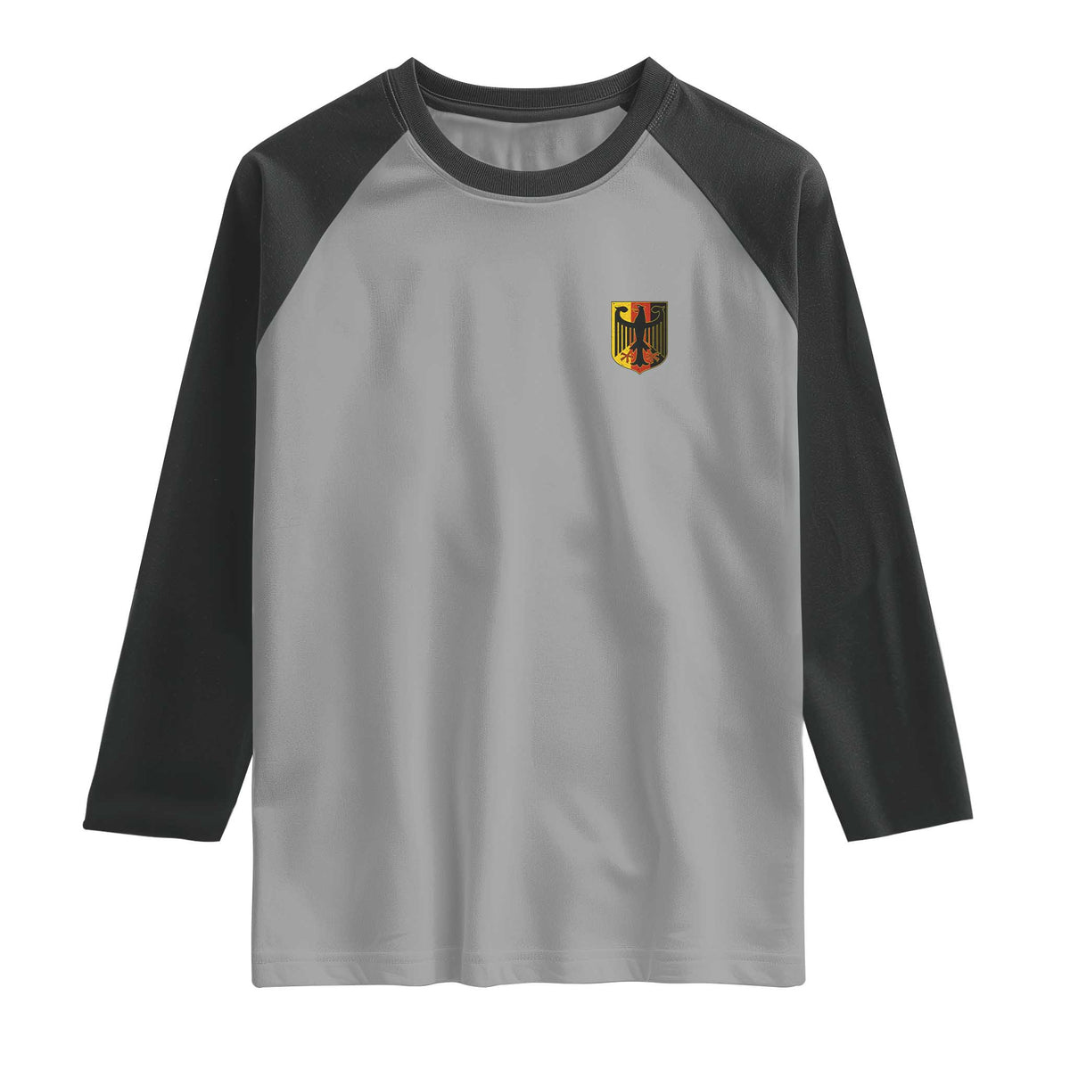 Deutschland German Pride Bundesadler Coat of Arms Crest Raglan Shirt