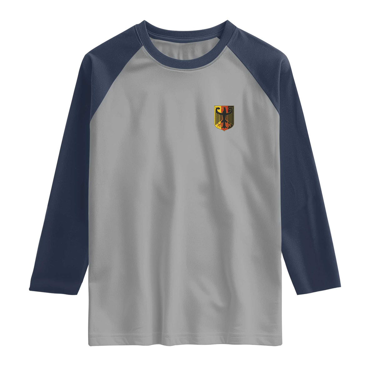 Deutschland German Pride Bundesadler Coat of Arms Crest Raglan Shirt
