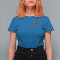Deutschland German Pride Bundesadler Coat of Arms Crest T Shirt For Women