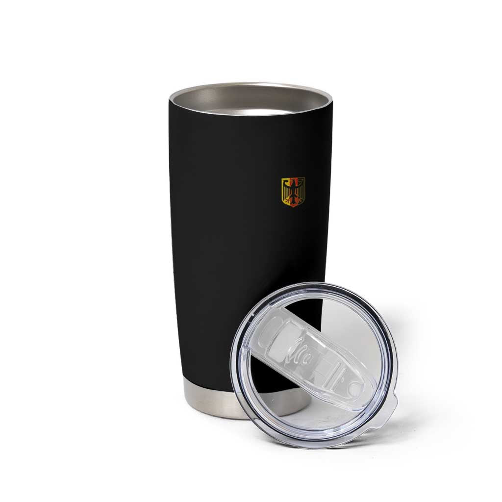 Deutschland German Pride Bundesadler Coat of Arms Crest Tumbler Cup