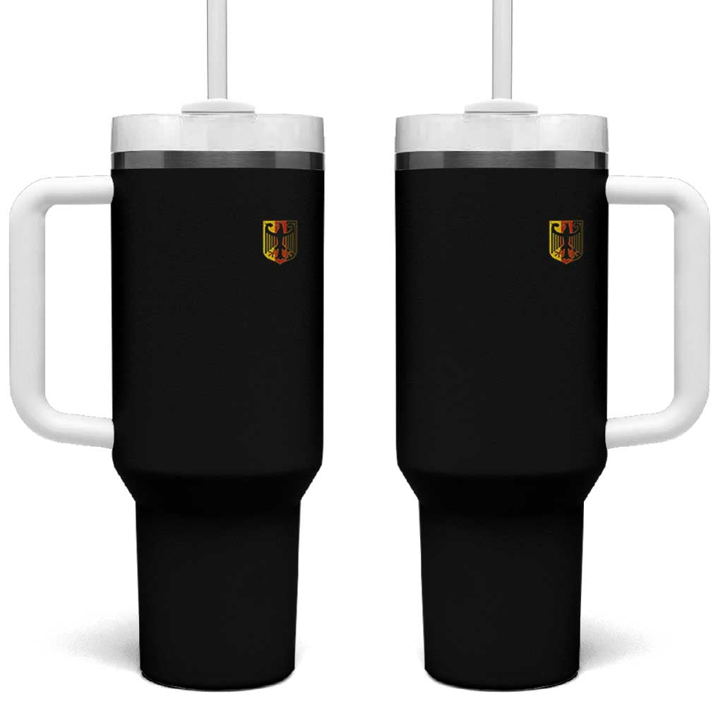 Deutschland German Pride Bundesadler Coat of Arms Crest Tumbler With Handle