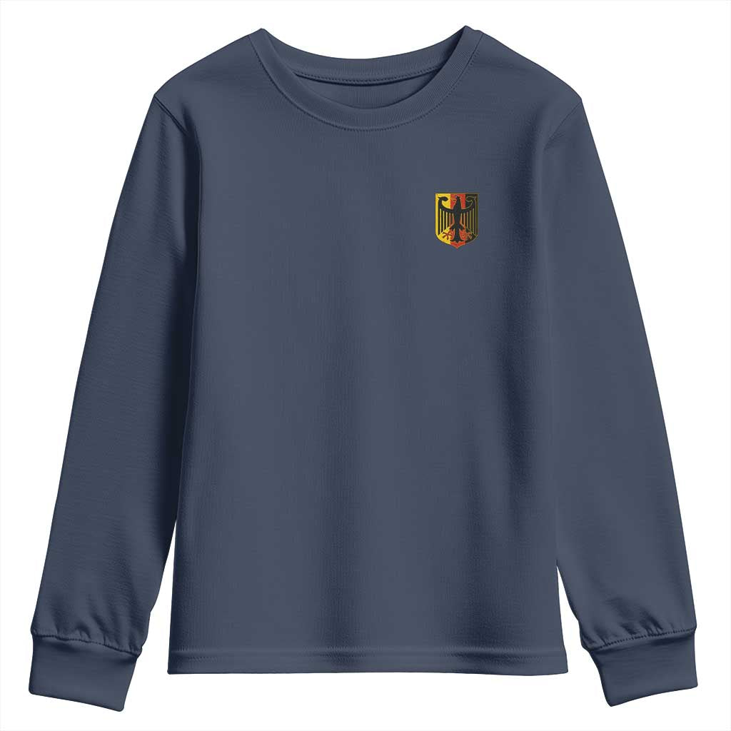 Deutschland German Pride Bundesadler Coat of Arms Crest Youth Sweatshirt