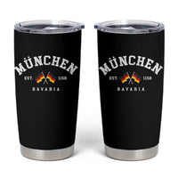 Munich City Bavaria Germany Est 1158 Tumbler Cup Vintage German Flag