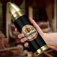 Oktoberfest Munchen Seit 1810 Bullet Tumbler Deutschland German Beer Label Bavarian Lion Shield
