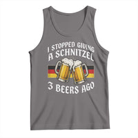 Funny Oktoberfest Beer Drinking Tank Top I Stopped Giving A Schnitzel 3 Beers Ago