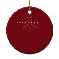 Plain Volleyball Seams Graphic Ceramic Ornament Volleyball Lover