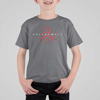 Plain Volleyball Seams Graphic T Shirt For Kid Volleyball Lover