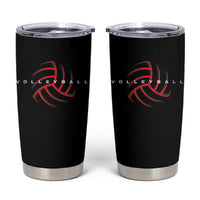 Plain Volleyball Seams Graphic Tumbler Cup Volleyball Lover