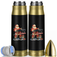 Christmas Santa Machine Gun Bullet Tumbler Behave Xmas Gun Lover - Wonder Print Shop