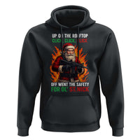 Funny Gun Christmas Hoodie Up On The Rooftop Click Click Off Went The Safety For Ol St Nick - Wonder Print Shop