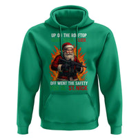 Funny Gun Christmas Hoodie Up On The Rooftop Click Click Off Went The Safety For Ol St Nick - Wonder Print Shop