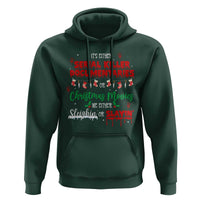 Christmas Criminal Podcast Lover Hoodie It's Either Serial Killer Documentaries Or Christmas Movie - Wonder Print Shop