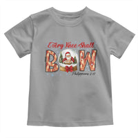 Every Knee Shall Bow Toddler T Shirt Santa Christmas Nativity Scene Bible Verse - Wonder Print Shop