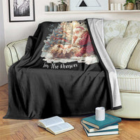 Christian Christmas Throw Blanket Jesus I Am The Reason Santa I Am The Season - Wonder Print Shop