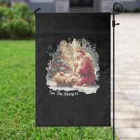 Christian Christmas Garden Flag Jesus I Am The Reason Santa I Am The Season - Wonder Print Shop