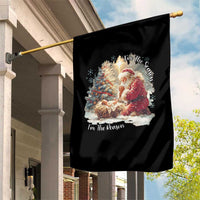 Christian Christmas Garden Flag Jesus I Am The Reason Santa I Am The Season - Wonder Print Shop