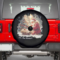 Christian Christmas Spare Tire Cover Jesus I Am The Reason Santa I Am The Season - Wonder Print Shop