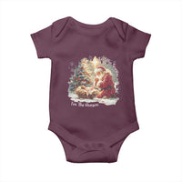 Christian Christmas Baby Onesie Jesus I Am The Reason Santa I Am The Season - Wonder Print Shop