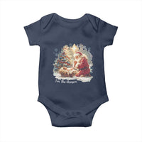 Christian Christmas Baby Onesie Jesus I Am The Reason Santa I Am The Season - Wonder Print Shop