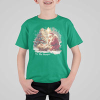 Christian Christmas T Shirt For Kid Jesus I Am The Reason Santa I Am The Season - Wonder Print Shop