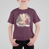 Christian Christmas T Shirt For Kid Jesus I Am The Reason Santa I Am The Season - Wonder Print Shop