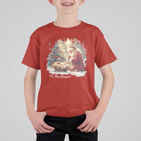 Christian Christmas T Shirt For Kid Jesus I Am The Reason Santa I Am The Season - Wonder Print Shop