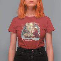 Christian Christmas T Shirt For Women Jesus I Am The Reason Santa I Am The Season - Wonder Print Shop