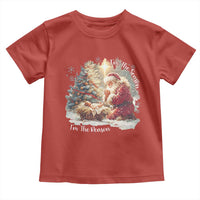 Christian Christmas Toddler T Shirt Jesus I Am The Reason Santa I Am The Season - Wonder Print Shop