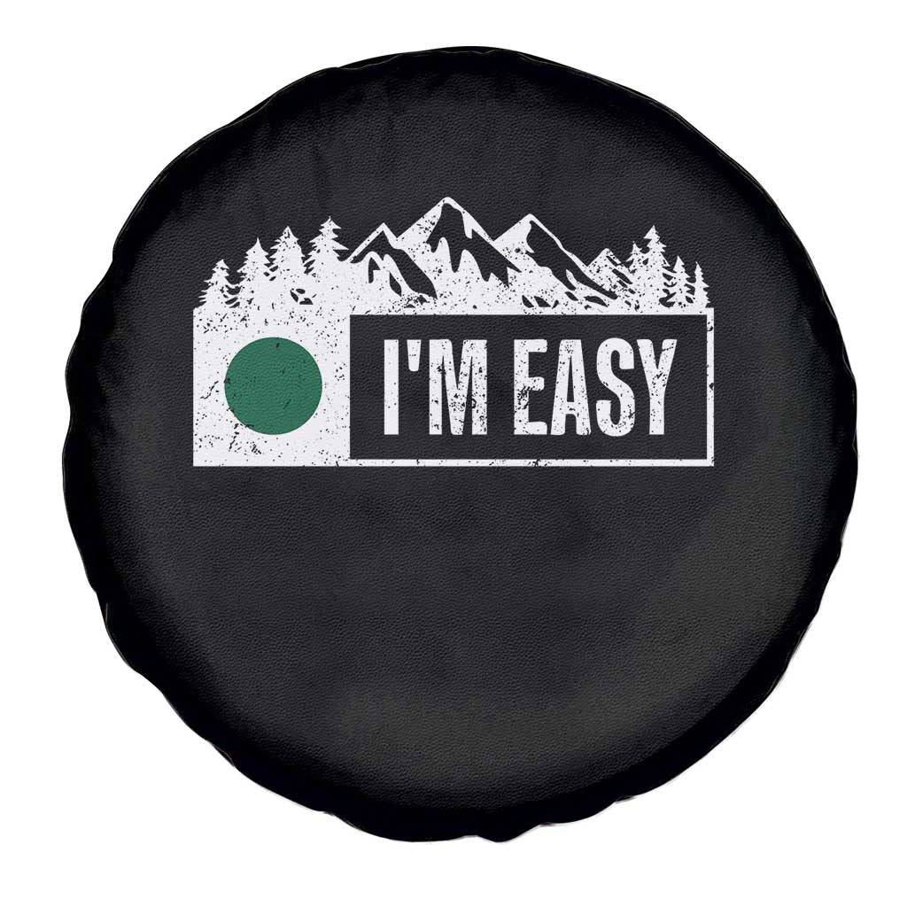 Funny Snowboard Ski Spare Tire Cover I'm Easy Mountain Sign Retro Vintage - Wonder Print Shop