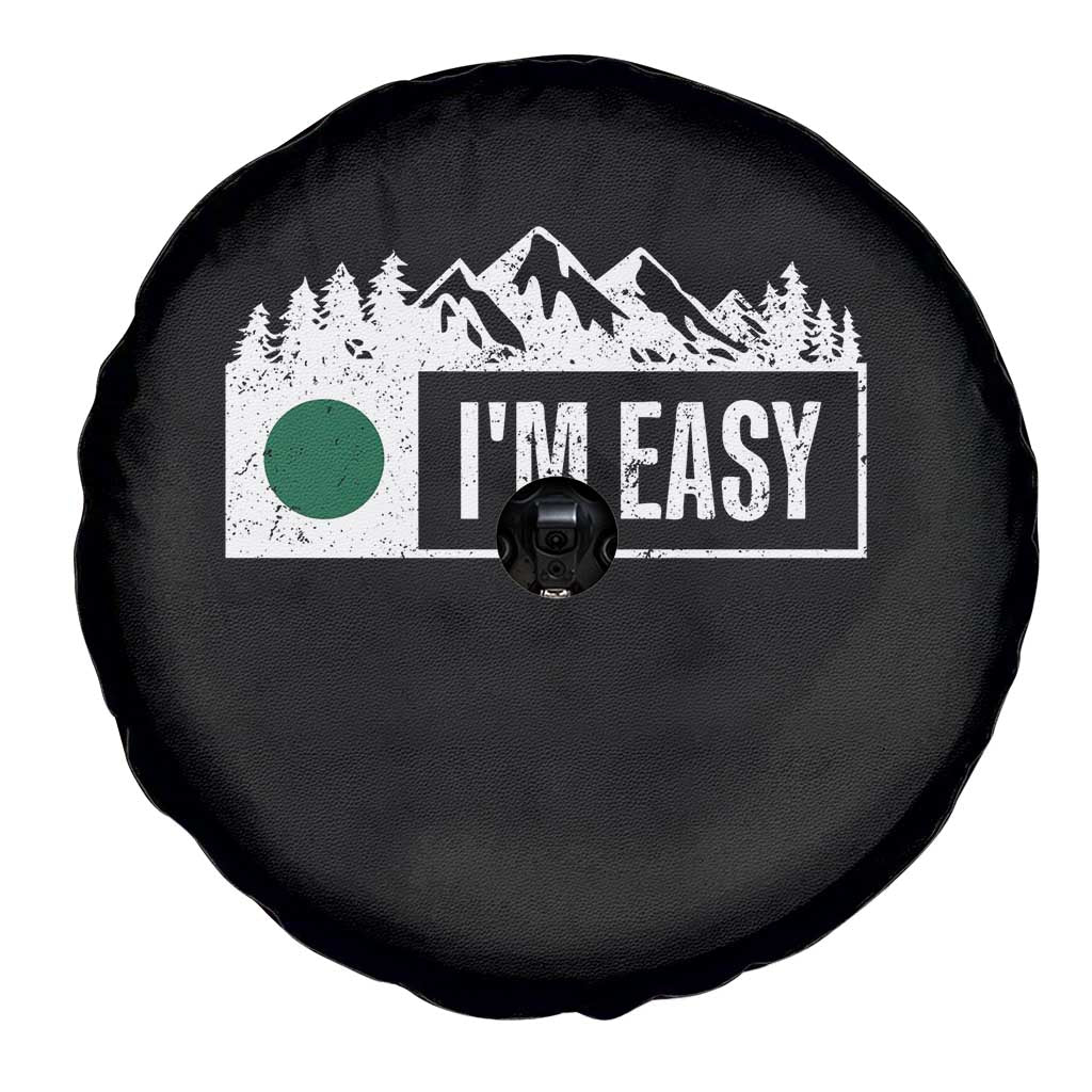 Funny Snowboard Ski Spare Tire Cover I'm Easy Mountain Sign Retro Vintage - Wonder Print Shop
