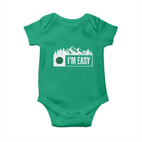 Funny Snowboard Ski Baby Onesie I'm Easy Mountain Sign Retro Vintage - Wonder Print Shop