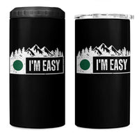 Funny Snowboard Ski 4 in 1 Can Cooler Tumbler I'm Easy Mountain Sign Retro Vintage - Wonder Print Shop