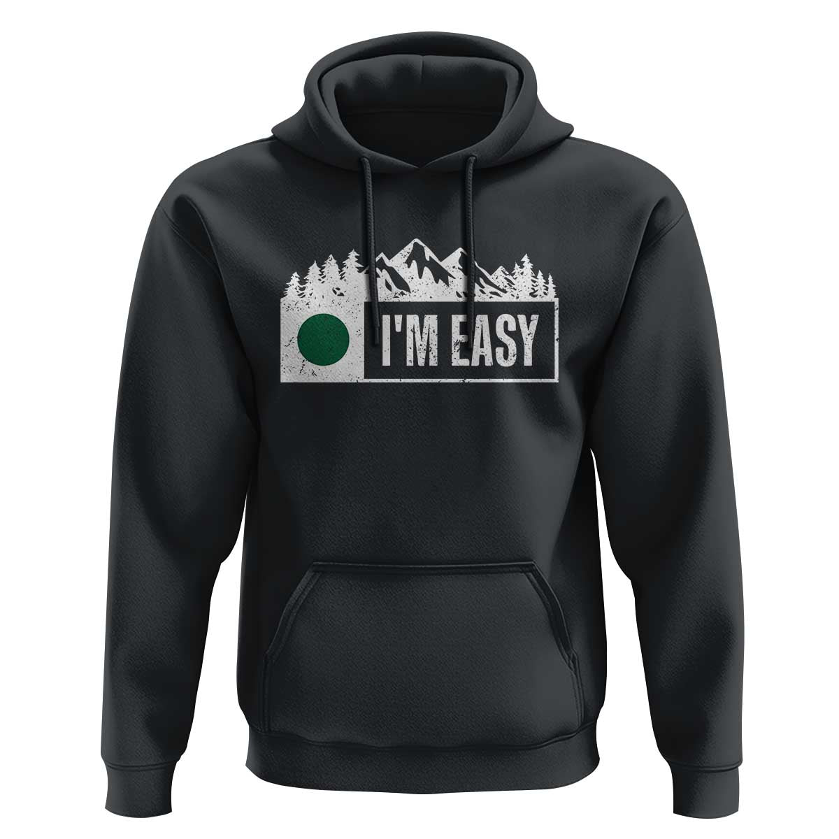 Funny Snowboard Ski Hoodie I'm Easy Mountain Sign Retro Vintage - Wonder Print Shop