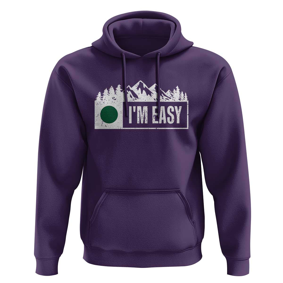 Funny Snowboard Ski Hoodie I'm Easy Mountain Sign Retro Vintage - Wonder Print Shop