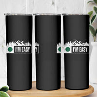 Funny Snowboard Ski Skinny Tumbler I'm Easy Mountain Sign Retro Vintage - Wonder Print Shop