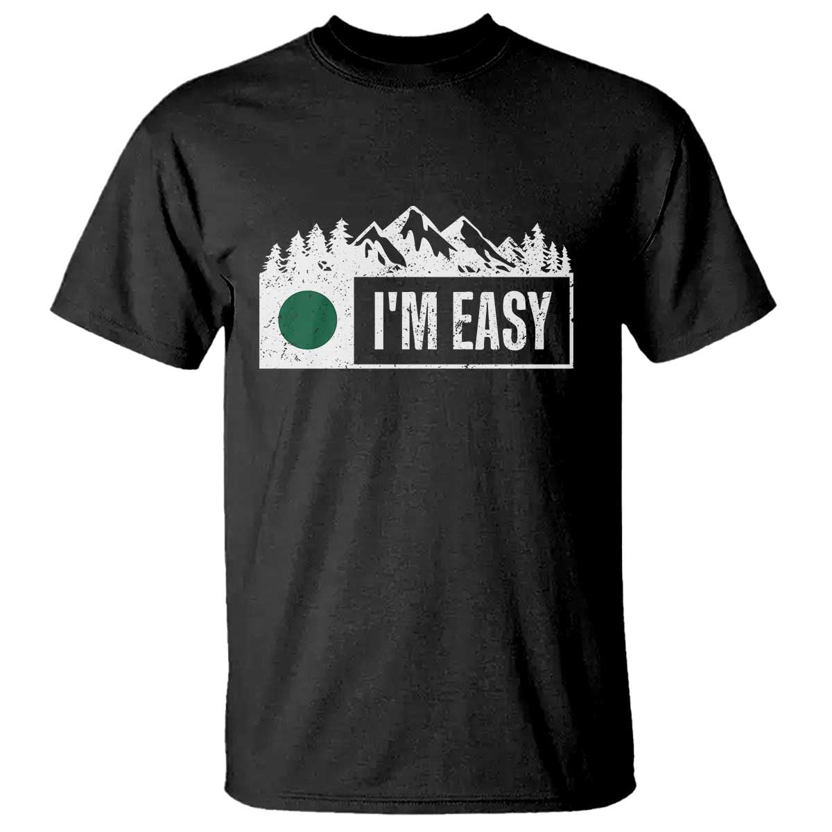 Funny Snowboard Ski T Shirt I'm Easy Mountain Sign Retro Vintage - Wonder Print Shop