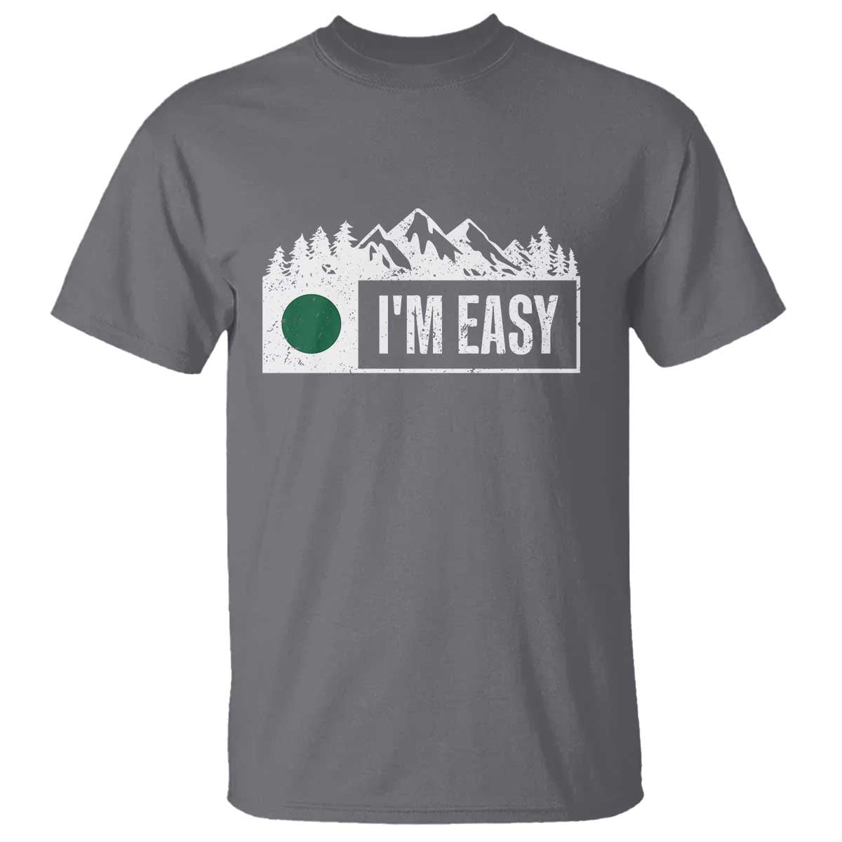 Funny Snowboard Ski T Shirt I'm Easy Mountain Sign Retro Vintage - Wonder Print Shop