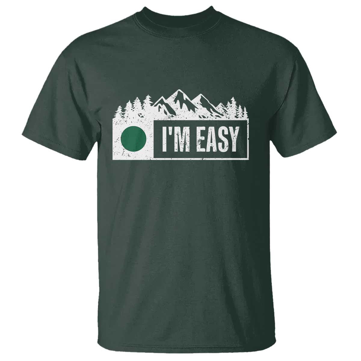 Funny Snowboard Ski T Shirt I'm Easy Mountain Sign Retro Vintage - Wonder Print Shop