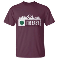 Funny Snowboard Ski T Shirt I'm Easy Mountain Sign Retro Vintage - Wonder Print Shop