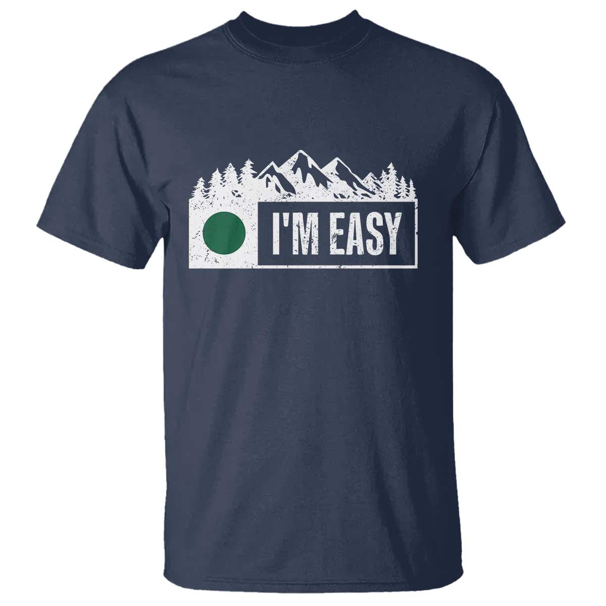 Funny Snowboard Ski T Shirt I'm Easy Mountain Sign Retro Vintage - Wonder Print Shop