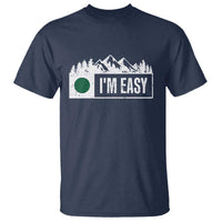 Funny Snowboard Ski T Shirt I'm Easy Mountain Sign Retro Vintage - Wonder Print Shop