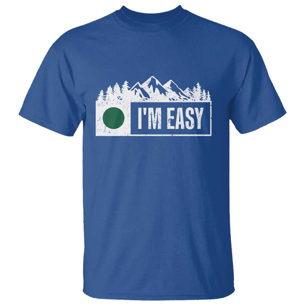 Funny Snowboard Ski T Shirt I'm Easy Mountain Sign Retro Vintage - Wonder Print Shop