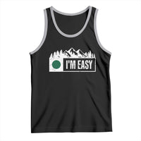 Funny Snowboard Ski Tank Top I'm Easy Mountain Sign Retro Vintage - Wonder Print Shop