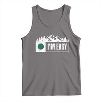 Funny Snowboard Ski Tank Top I'm Easy Mountain Sign Retro Vintage - Wonder Print Shop