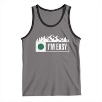 Funny Snowboard Ski Tank Top I'm Easy Mountain Sign Retro Vintage - Wonder Print Shop