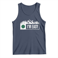 Funny Snowboard Ski Tank Top I'm Easy Mountain Sign Retro Vintage - Wonder Print Shop