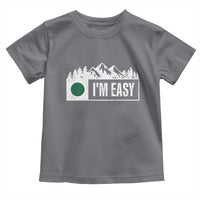 Funny Snowboard Ski Toddler T Shirt I'm Easy Mountain Sign Retro Vintage - Wonder Print Shop