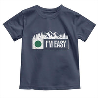 Funny Snowboard Ski Toddler T Shirt I'm Easy Mountain Sign Retro Vintage - Wonder Print Shop